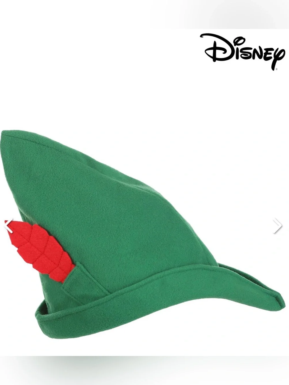 NWT Elope Disney Peter Pan Adjustable Halloween costume hat
